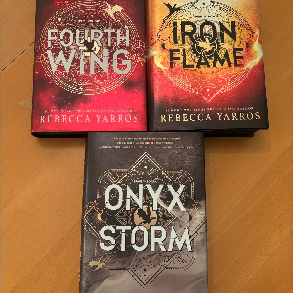 Fourth Wing, Iron Flame, Onyx Storm Book Set